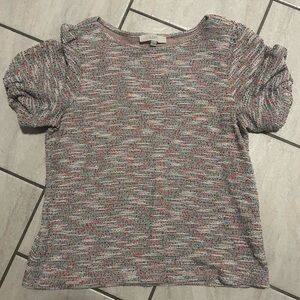 LOFT Multicolor Short Sleeve Top